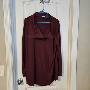 Maroon Tunic new with tags